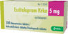 ESCITALOPRAM KRKA 5 mg tabletti, kalvopäällysteinen 1 x 100 fol