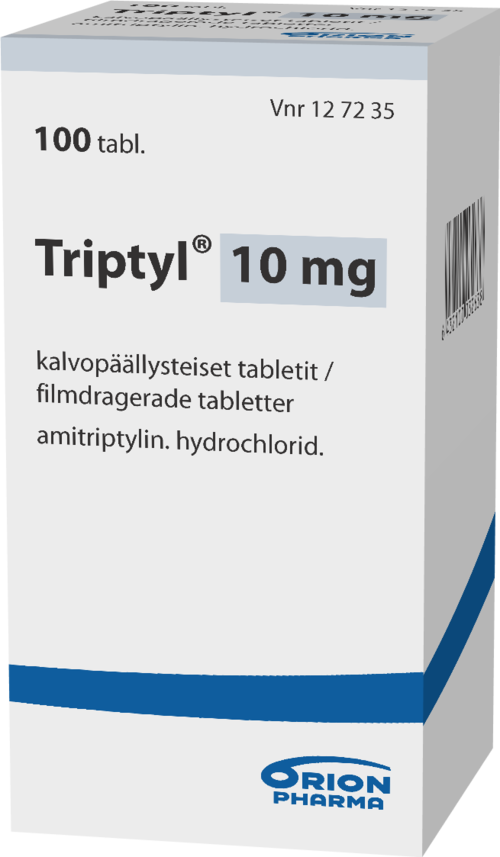 TRIPTYL 10 mg tabletti, kalvopäällysteinen 1 x 100 kpl