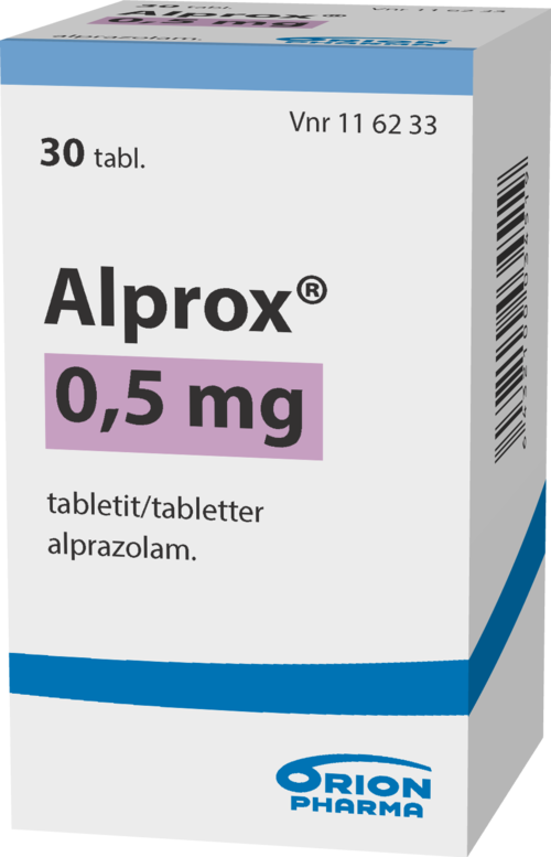 ALPROX 0,5 mg tabletti 1 x 30 kpl