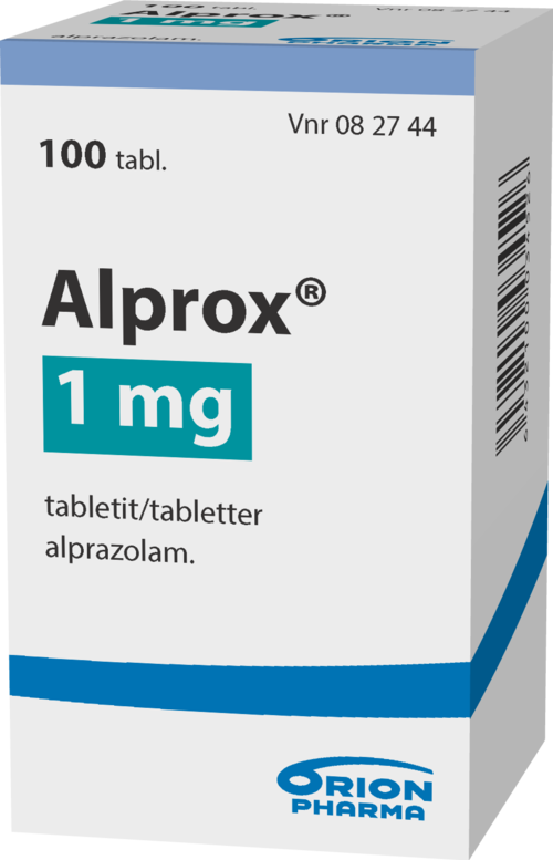 ALPROX 1 mg tabletti 1 x 100 kpl