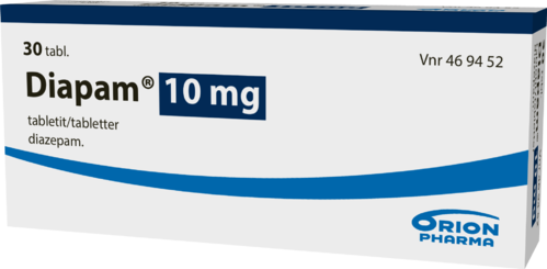 DIAPAM 10 mg tabletti 1 x 30 fol