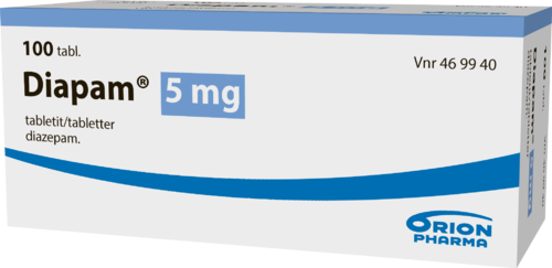DIAPAM 5 mg tabletti 1 x 100 fol