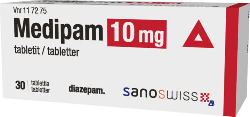 MEDIPAM 10 mg tabletti 1 x 30 fol