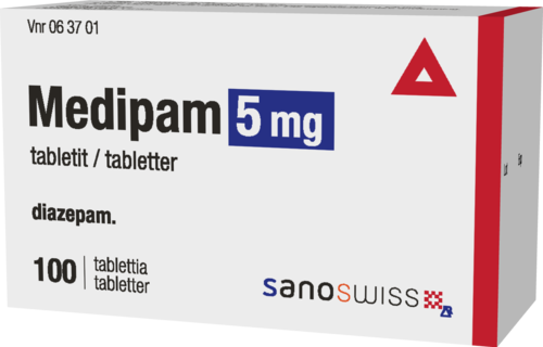 MEDIPAM 5 mg tabletti 1 x 100 fol