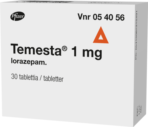 TEMESTA 1 mg tabletti 1 x 30 fol
