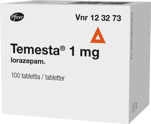 TEMESTA 1 mg tabletti 1 x 100 fol