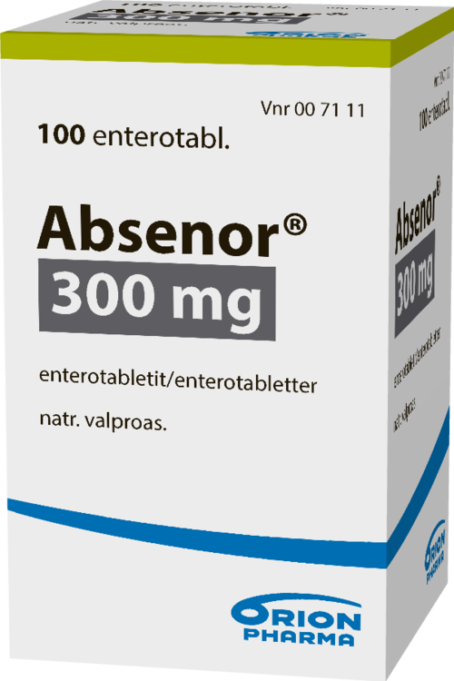 ABSENOR 300 mg enterotabletti 1 x 100 kpl