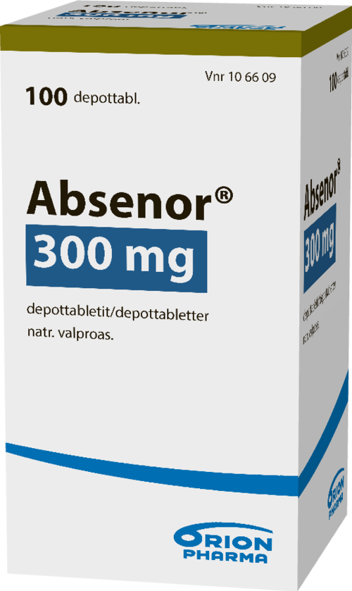 ABSENOR 300 mg depottabletti 1 x 100 kpl