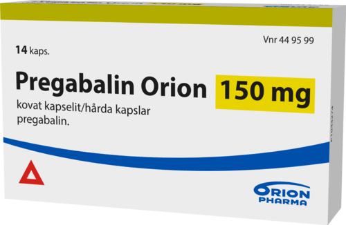 PREGABALIN ORION 150 mg kapseli, kova 1 x 14 fol