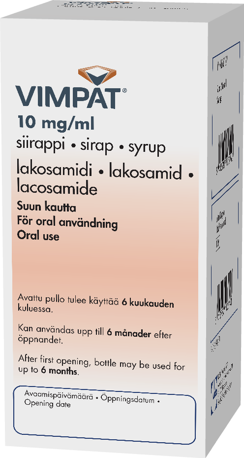 VIMPAT 10 mg/ml siirappi 1 x 200 ml