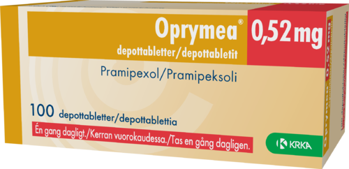 OPRYMEA 0,52 mg depottabletti 1 x 100 fol