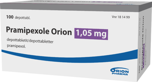 PRAMIPEXOLE ORION 1,05 mg depottabletti 1 x 100 fol