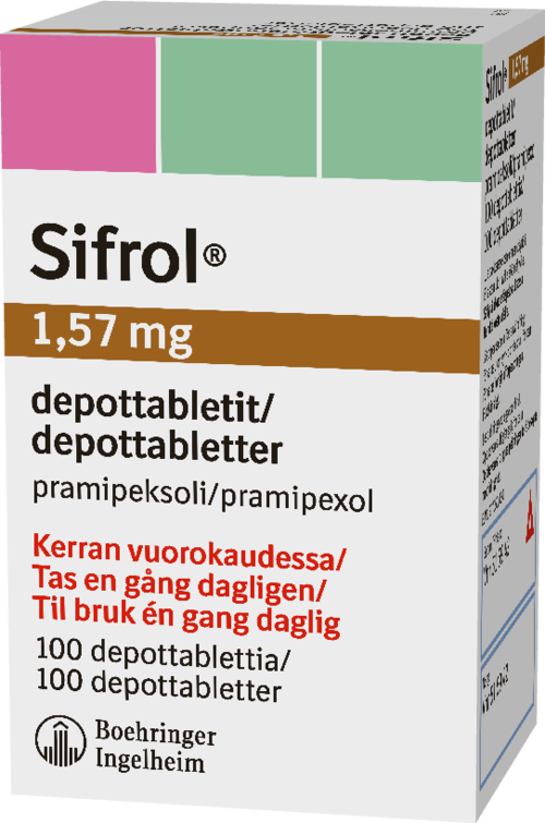 SIFROL 1,57 mg depottabletti 1 x 100 fol