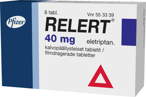 RELERT 40 mg tabletti, kalvopäällysteinen 1 x 6 fol