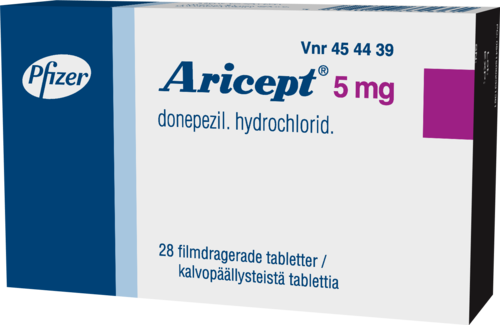 ARICEPT 5 mg tabletti, kalvopäällysteinen 1 x 28 fol