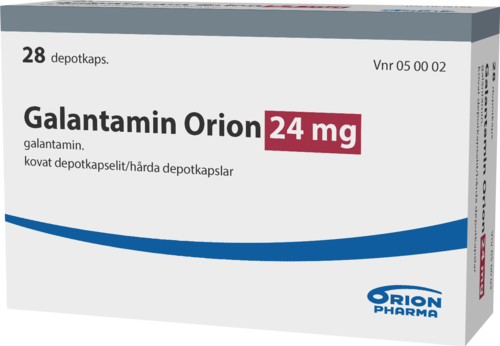 GALANTAMIN ORION 24 mg depotkapseli, kova 1 x 28 fol