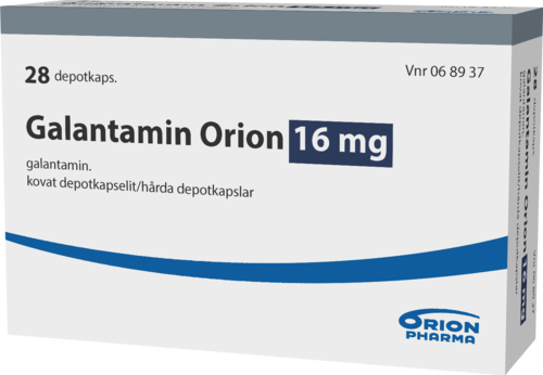 GALANTAMIN ORION 16 mg depotkapseli, kova 1 x 28 fol