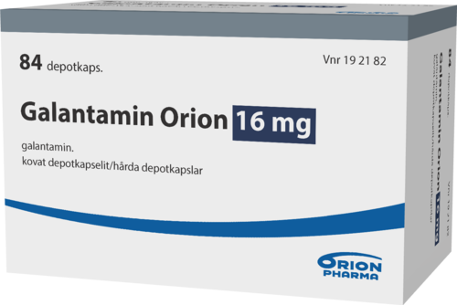 GALANTAMIN ORION 16 mg depotkapseli, kova 1 x 84 fol