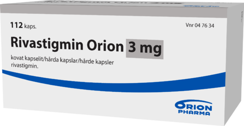 RIVASTIGMIN ORION 3 mg kapseli, kova 1 x 112 fol