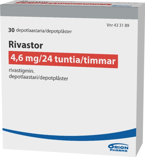 RIVASTOR 4,6 mg/24 h depotlaastari 1 x 30 kpl