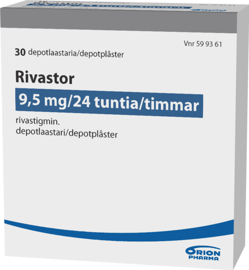 RIVASTOR 9,5 mg/24 h depotlaastari 1 x 30 kpl