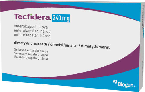 TECFIDERA 240 mg enterokapseli, kova 1 x 56 fol
