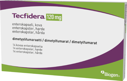 TECFIDERA 120 mg enterokapseli, kova 1 x 14 fol
