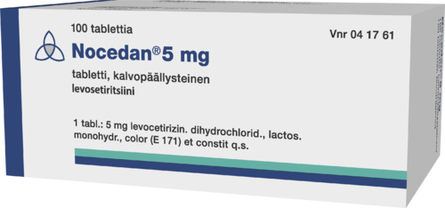 NOCEDAN 5 mg tabletti, kalvopäällysteinen 1 x 100 fol