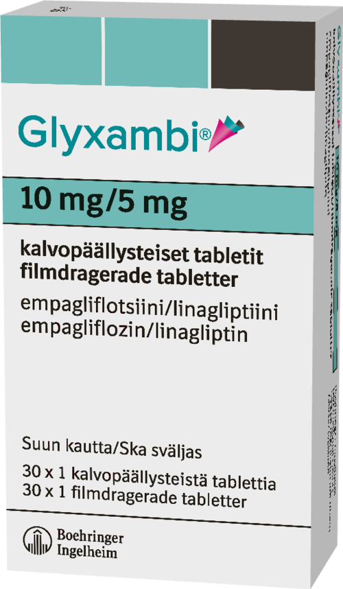 GLYXAMBI 10/5 mg tabletti, kalvopäällysteinen 30 x 1 fol