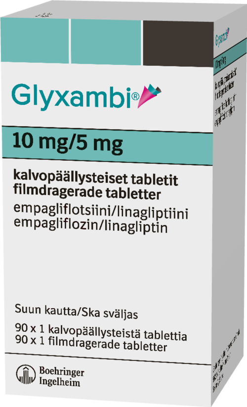 GLYXAMBI 10/5 mg tabletti, kalvopäällysteinen 90 x 1 fol