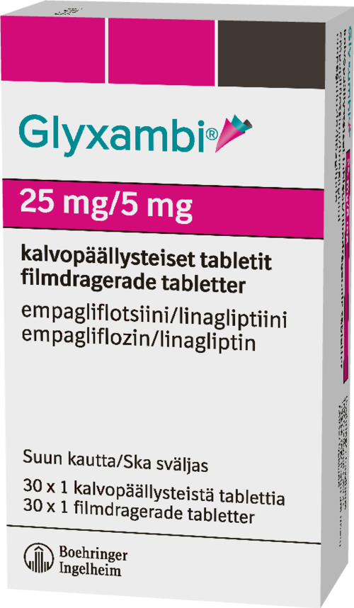 GLYXAMBI 25/5 mg tabletti, kalvopäällysteinen 30 x 1 fol