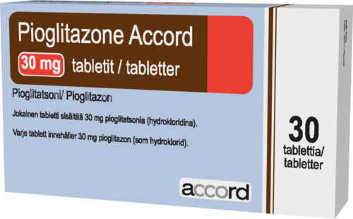 PIOGLITAZONE ACCORD 30 mg tabletti 1 x 30 fol