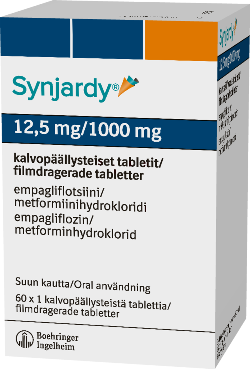 SYNJARDY 12,5/1000 mg tabletti, kalvopäällysteinen 60 x 1 fol