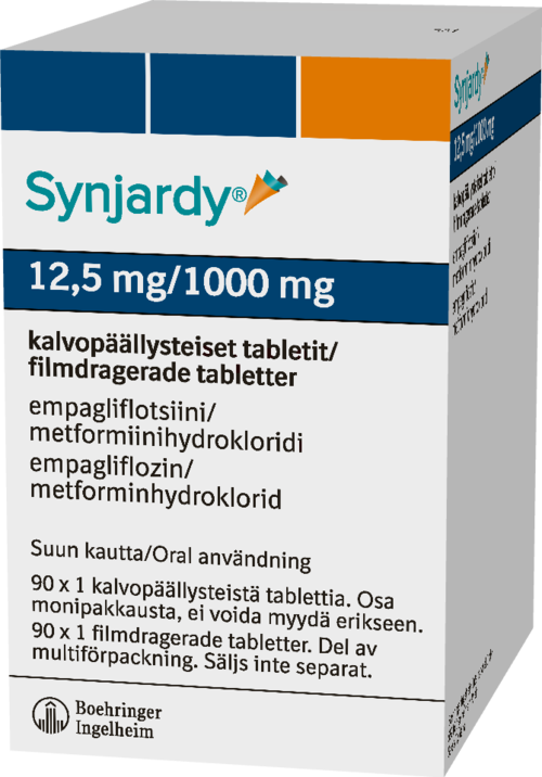 SYNJARDY 12,5/1000 mg tabletti, kalvopäällysteinen 180 x 1 fol