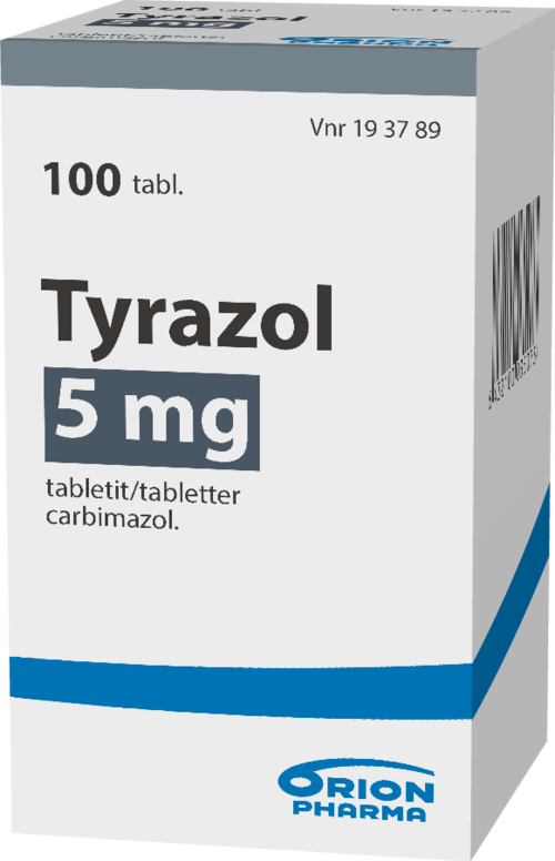 TYRAZOL 5 mg tabletti 1 x 100 kpl