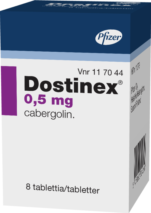 DOSTINEX 0,5 mg tabletti 1 x 8 kpl
