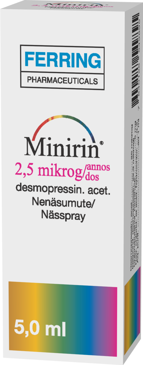 MINIRIN 2,5 mikrog/annos nenäsumute, liuos 1 x 5 ml