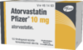 ATORVASTATIN PFIZER 10 mg tabletti, kalvopäällysteinen 1 x 100 fol