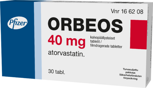 ORBEOS 40 mg tabletti, kalvopäällysteinen 1 x 30 fol