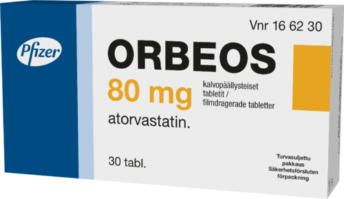 ORBEOS 80 mg tabletti, kalvopäällysteinen 1 x 30 fol