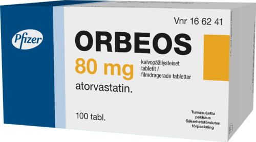ORBEOS 80 mg tabletti, kalvopäällysteinen 1 x 100 fol