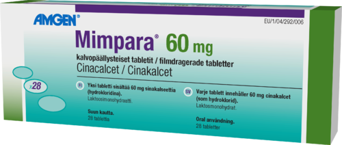 MIMPARA 60 mg tabletti, kalvopäällysteinen 1 x 28 fol