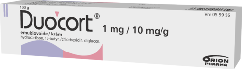 DUOCORT 1/10 mg/g emulsiovoide 1 x 100 g