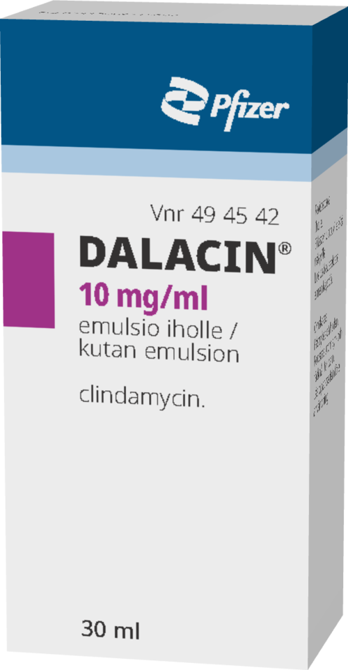DALACIN 10 mg/ml emulsio iholle 1 x 30 ml
