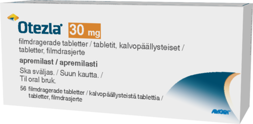 OTEZLA 30 mg tabletti, kalvopäällysteinen 1 x 56 fol