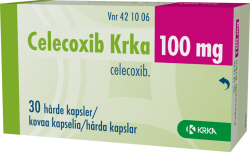 CELECOXIB KRKA 100 mg kapseli, kova 1 x 30 fol