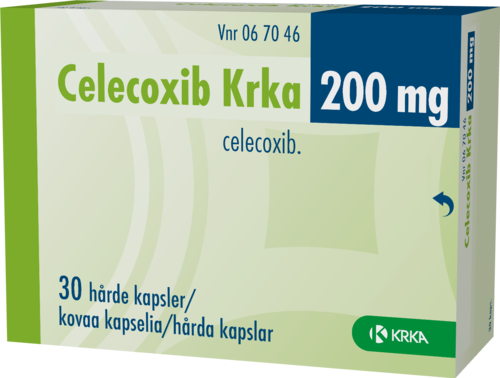 CELECOXIB KRKA 200 mg kapseli, kova 1 x 30 fol