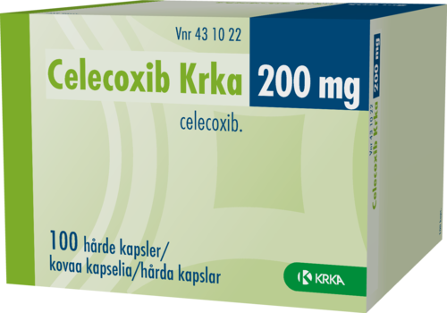 CELECOXIB KRKA 200 mg kapseli, kova 1 x 100 fol
