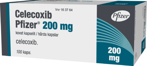 CELECOXIB PFIZER 200 mg kapseli, kova 1 x 100 fol