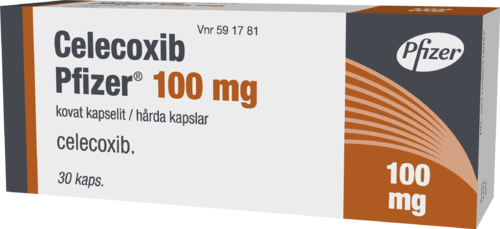 CELECOXIB PFIZER 100 mg kapseli, kova 1 x 30 fol